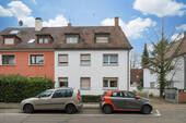 Straßenansicht - 9 Zimmer Mehrfamilienhaus, Wohnhaus zum Kaufen in Karlsruhe / Rintheim