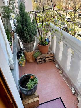 Originalbild der Wohnung, Balkon 1 - 