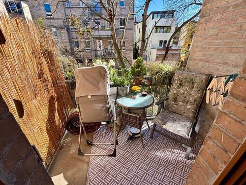 Originalbild der Wohnung, Balkon 2 - 