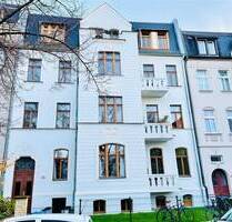 *Paulusviertel* Exklusive 4 Zimmer-Wohnung im Baudenkmal mit Stuck, hohen Decken und zwei Balkonen, vermietet - Halle