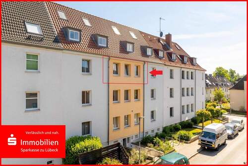 Außenansicht - Attraktive 2-Zimmer-Wohnung in Lübeck St. Lorenz Nord