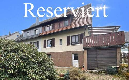 Haus-Außenansicht-1 - Seltene Gelegenheit! Ruhige Doppelhaushälfte in Baden-Baden OT-Lichtental