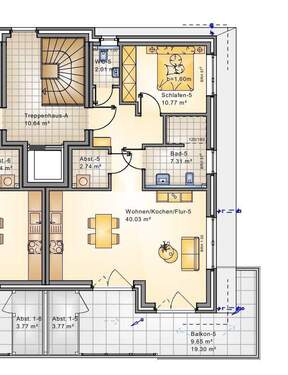 Whg. 5 - 3 Zimmer Etagenwohnung zum Kaufen in Wiefelstede