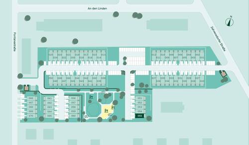 Lage des Reihenhaus im Quartier - 