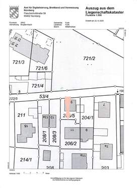 Lageplan.jpg - 1 Zimmer Mehrfamilienhaus, Wohnhaus in Fürth