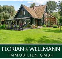 Gnarrenburg | Zweifamilienhaus - Idyll auf einzigartigem Grundstück mit Wintergarten, Kamin und mehr