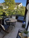 Balkon mit Markise - 2 Zimmer Etagenwohnung in Gerlingen