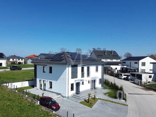 Ansicht - 4 Zimmer Doppelhaushälfte in Großmehring