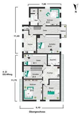 Obergeschoss - 