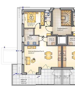 Whg. 6 - 3 Zimmer Etagenwohnung zum Kaufen in Wiefelstede