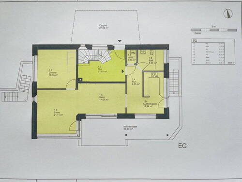 Erdgeschoss mit Gartenterra - 