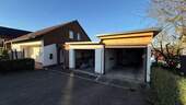 Vorderseite inkl. 2 Garagen - 8 Zimmer Mehrfamilienhaus, Wohnhaus in Ebersbach an der Fils / Roßwälden