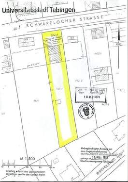 Grundstück Lageplan - 