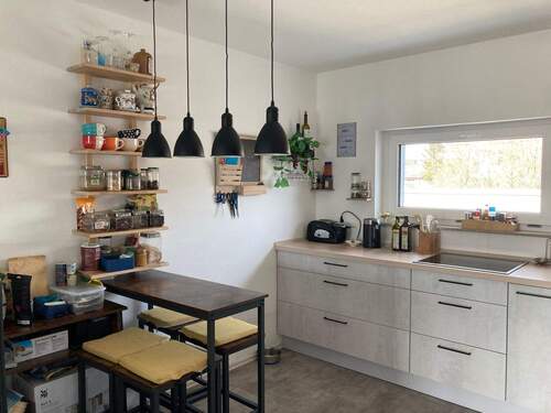 Küche mit Theke - Etagenwohnung mit 103,00 m&sup2; in Nürnberg zum Kaufen