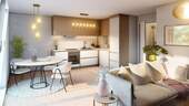 Wohn- uns Essbereich (Wohnbeispiel) - 3 Zimmer Etagenwohnung in Norderstedt