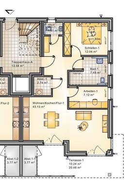 Whg. 1 - 3 Zimmer Etagenwohnung in Wiefelstede