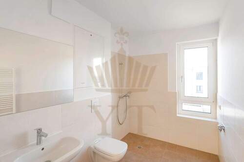 Badezimmer - Terrassenwohnung mit 54,00 m&sup2; in Biesenthal zur Miete