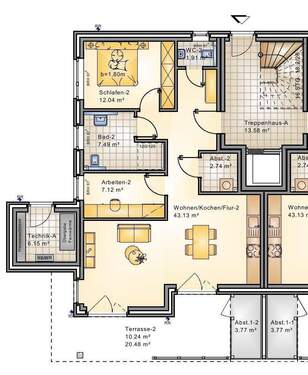 Whg. 2 - 3 Zimmer Etagenwohnung zum Kaufen in Wiefelstede