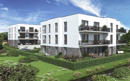 Ansicht Haus B - Etagenwohnung mit 54,00 m&sup2; in Wismar zum Kaufen