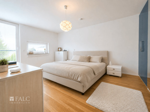 Schlafzimmer (KI) - Etagenwohnung mit 90,00 m&sup2; in Frankfurt am Main zum Kaufen