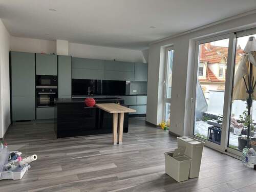 Einbauküche mit Insel - 