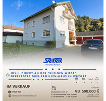 Gepflegtes Idyll direkt am Dorfbach: Drei-Familien-Haus in Wieslet - Kleines Wiesental