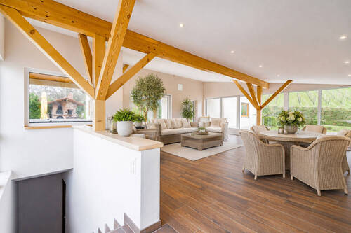 Wintergarten mit Zugang in Keller - visualisierung - 