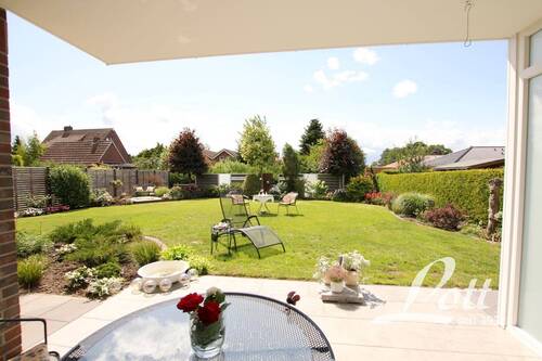 Blick von der Erdgeschoss - Terrasse - 