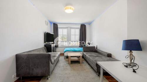 Wohnzimmer 1 - 2 Zimmer Etagenwohnung in Augsburg