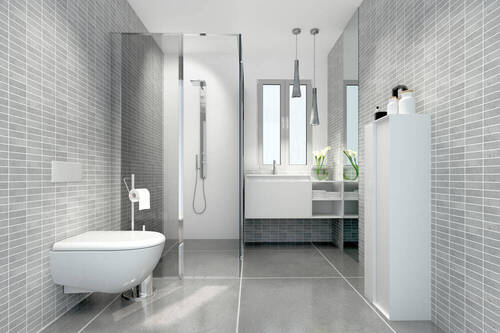 unverbindliche Illustration - Neubauprojekt in Süßen! Schöne 3-Zimmer-Wohnung mit Balkon im 1. Obergeschoss, mit Aufzug, KfW55!