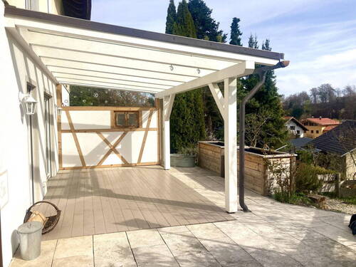 Terrasse - 5 Zimmer Doppelhaushälfte in Isen