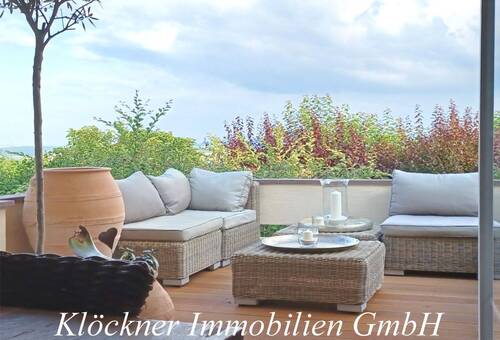 Terrasse - 9 Zimmer Bauernhaus, Landhaus in Blieskastel
