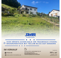 Hier könnte schon bald Ihr Traumhaus stehen: Baugrundstück in Kandern mit tollem Ausblick