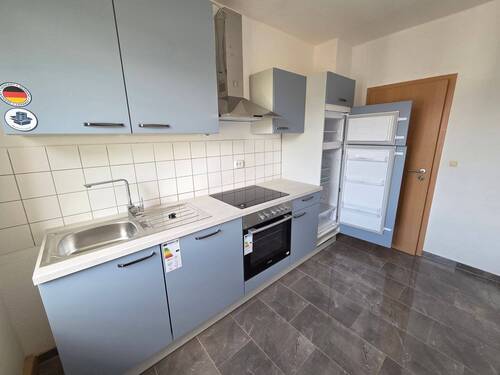 Einbauküche - Gemütliche Rückzugsnische - 2-Raum-Wohnung mit Balkon und Einbauküche