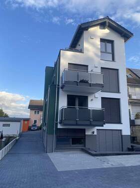 Bild 1 - Barrierefreie, helle 2-Zimmer-Wohnung mit Balkon und Aufzug in energieeffizientem Neubau (KfW 55)