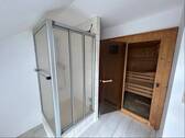 Dusche und Sauna im DG - 