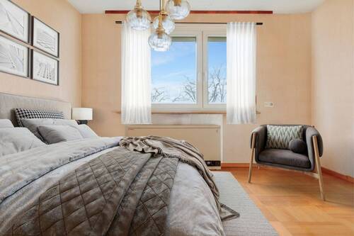 Schlafzimmer visualiert - Reihenmittelhaus mit 93,20 m² in Kirchheim unter Teck zum Kaufen