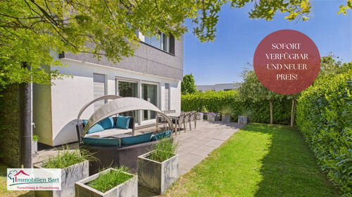 Terrassenansicht - GRENZE L-WORMELDANGE: TOLLES WOHNHAUS TOLLES GRUNDSTÜCK 2 BÄDER GROSSE GARAGE TOP LAGE!