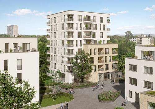 Neubauprojekt Waldstadt Homes - 2 Zimmer Etagenwohnung zum Kaufen in Karlsruhe / Waldstadt