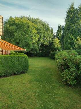 Garten hinter dem Haus - 2 Zimmer Etagenwohnung in Bad Iburg