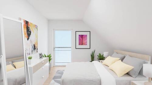 Schlafen - 3 Zimmer Etagenwohnung in Stuttgart