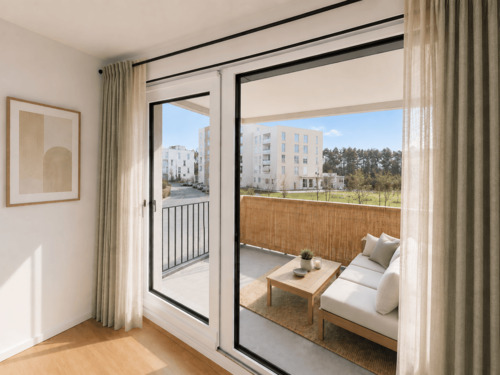 Balkon - 2 Zimmer Etagenwohnung in München