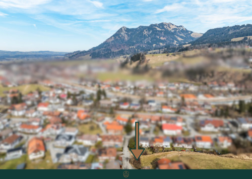 Grüntenblick (nach Osten) - Grundstück in Sonthofen