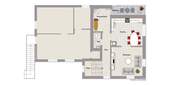 Grundriss Wohnung 02 - Obergeschoss - 