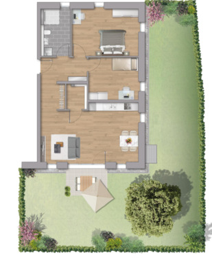 ETW C.0.03 - 3 Zimmer Etagenwohnung in Stutensee