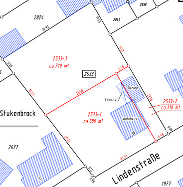 Lageplan SHS Lindenstraße - 