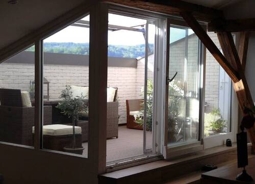 uneinsehbare Dachterrasse - 