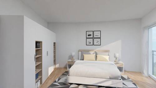 Schlafzimmer - 2 Zimmer Etagenwohnung in Stuttgart