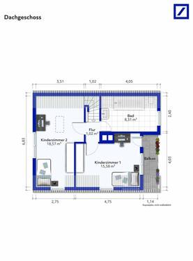 Dachgeschoss - 