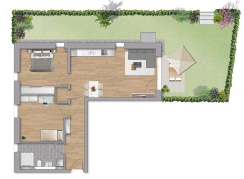ETW B.0.04. - 3 Zimmer Etagenwohnung in Stutensee